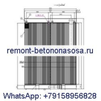 Масляный радиатор 13C92000 для экскаватора Doosan S330LC-V S400LC-V