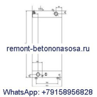Радиатор резервуара для воды для экскаватора Doosan DX150