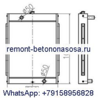 Радиатор резервуара для воды 13B81000A 202-00094A для экскаватора Doosan S210W-V S170W-V S180W-V S225NLC-V