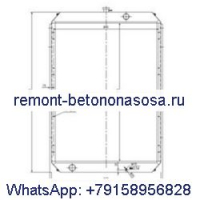 Радиатор резервуара для воды 202-00071C 202-00071B 202-00071E для экскаватора Doosan S300LL S300LC-V