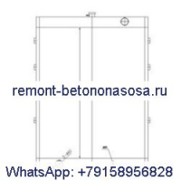 Радиатор резервуара для воды 202-00135B 202-00126B 202-00126C для экскаватора Doosan DX300LC DX300LL