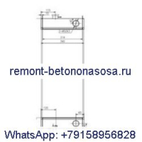 Радиатор резервуара для воды для размера 735*345*100 ядра экскаватора Doosan