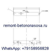 Радиатор резервуара для воды 13840000-1 для экскаватора Doosan S220LC-III