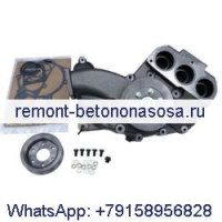 Водяной насос 65.06500.6148 для двигателя Doosan Daewoo Generator P158LE P180LE P222LE