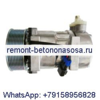 Компрессор кондиционера Denso 10S17C 400102-00260 для экскаватора Doosan DX300LC-5 DX350LC-5 DX380LC-5 DX420LC-5