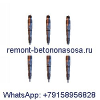 Топливная форсунка 6 шт. 65.10101-7050A 65101017050A для двигателя Doosan Deawoo DE08