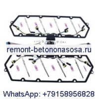 Прокладки клапанной крышки + внутренний жгут свечей накаливания форсунок с реле + 8 свечей накаливания F81Z-6584-AA F81Z-9D930-AB для Ford 1999-2003 Powerstroke 7.3L F250 F350 E250 E350